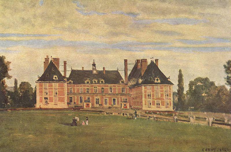 Jean-Baptiste Camille Corot Chateau de Rosny